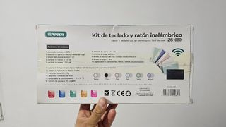 Kit teclado ratón inalámbrico Recargable Rosa