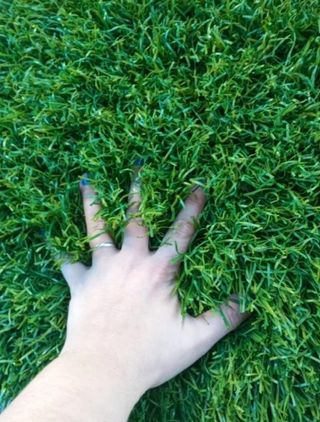 Cesped artificial reciclado