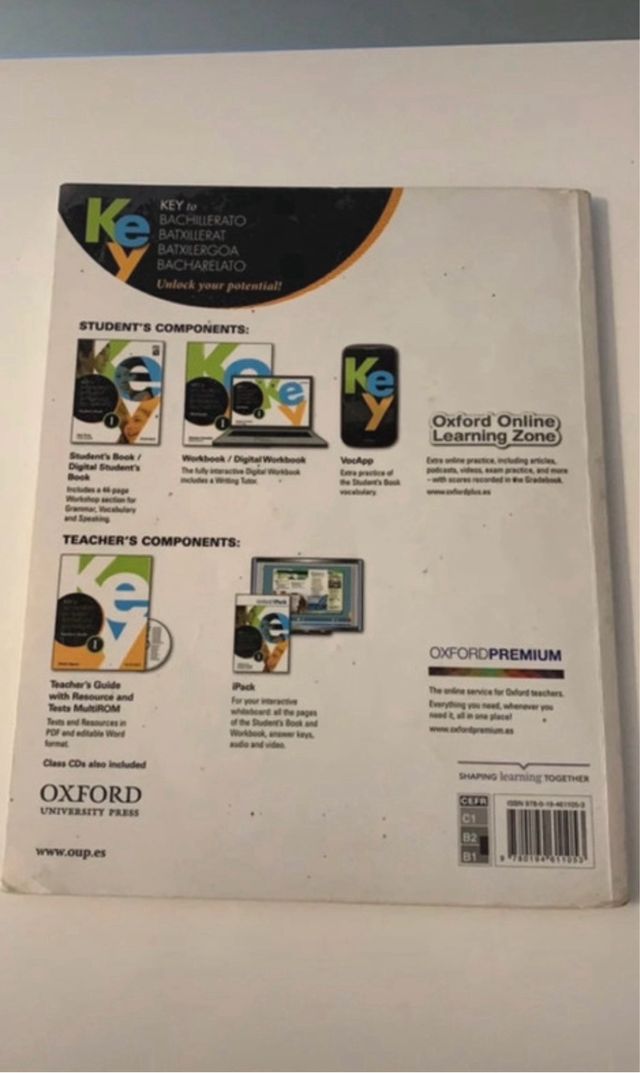 Key to Bachillerato 1. Student's Book