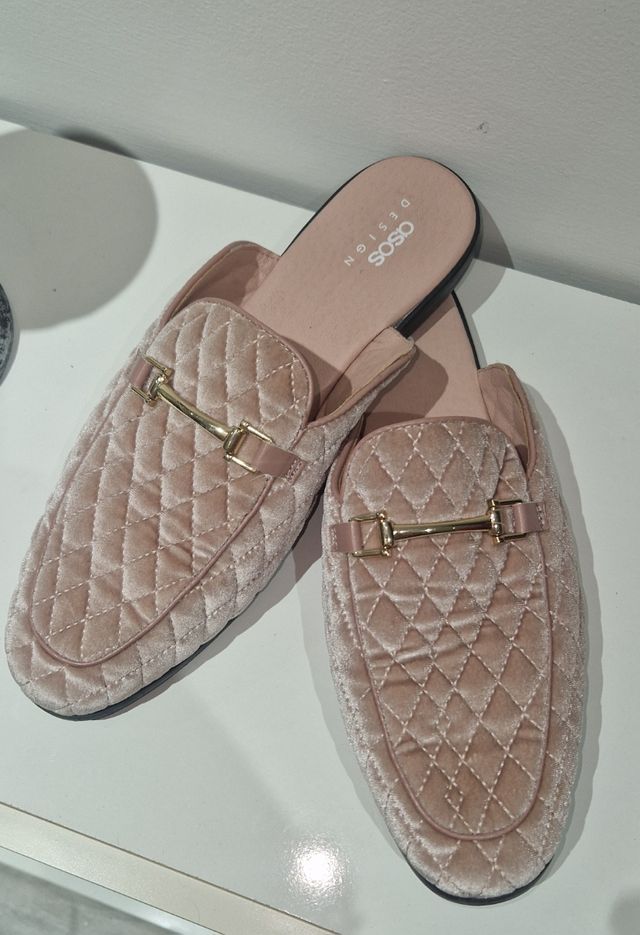 Mocasines ASOS beige acolchados