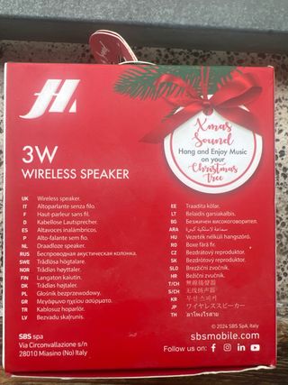 Mini speaker natalizio Music Hero 3W