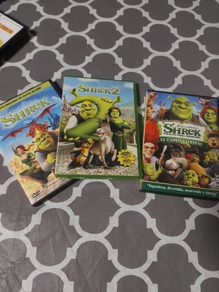 Shrek 1, 2 y el capítulo final (DVD)