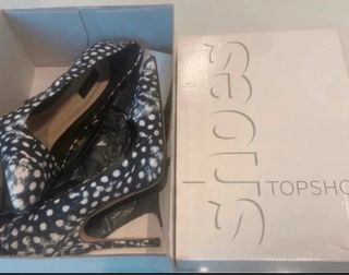 Stilettos Topshop - Blanco y Negro