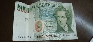 Banconota 5000 Lire