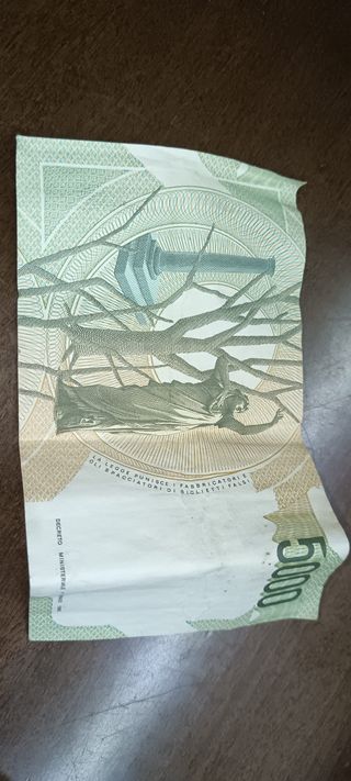 Banconota 5000 Lire