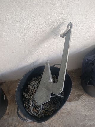 50 m 8mm cadena galvanizada calibrada