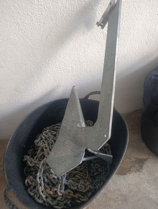 50 m 8mm cadena galvanizada calibrada