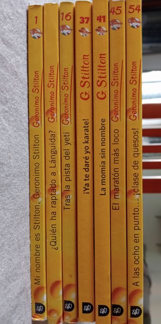Colección libros de Gerónimo Stilton 