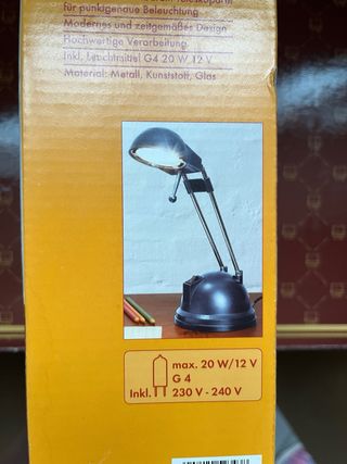 Lampada da tavolo Flexo Halogena