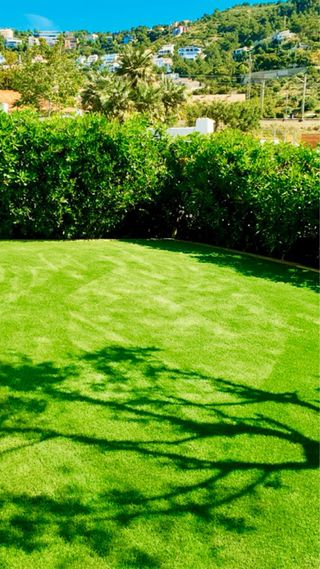 Jardinero césped artificial