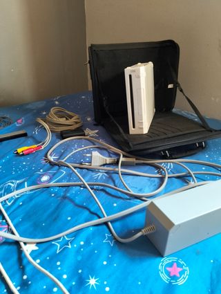 Wii blanca + 10 juegos + Balance Board