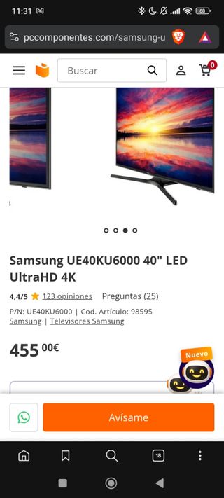 TV Samsung 40"
