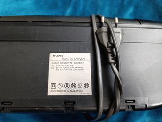 Radio Cassette Sony - Portátil