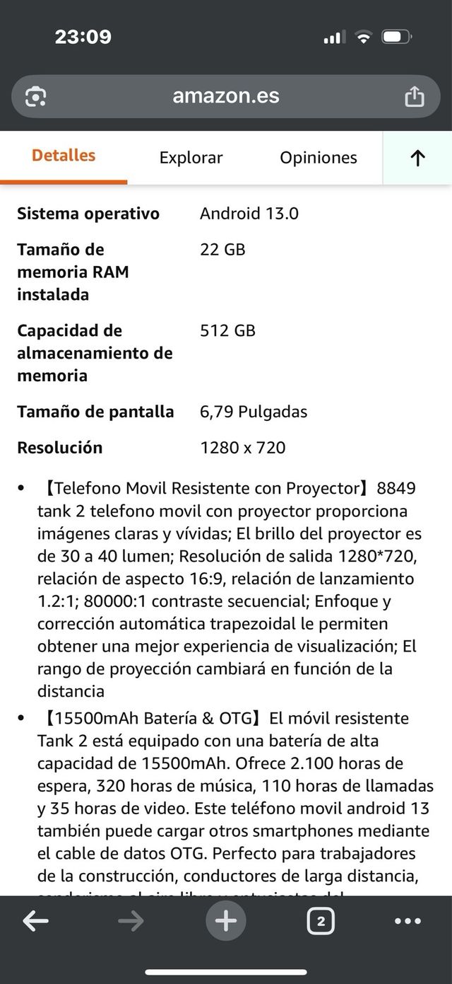 Móvil robusto - Resistente