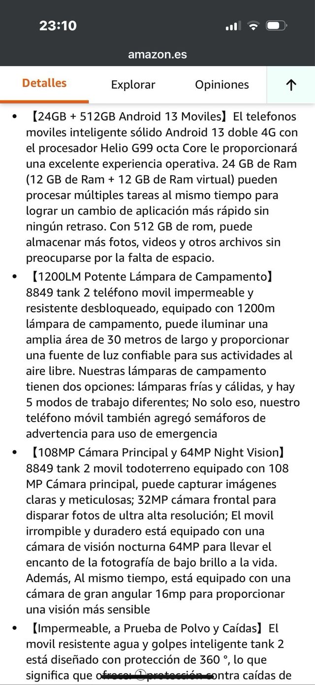 Móvil robusto - Resistente