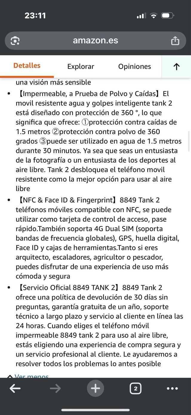 Móvil robusto - Resistente