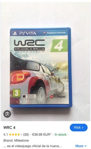 WRC 4 - PS Vita