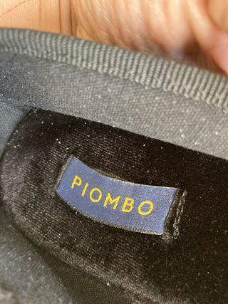 Zapatos PIOMBO negros de terciopelo