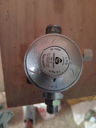 Regulador gas para autocaravana camper caravana