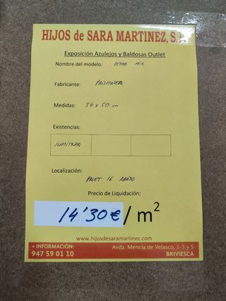 Revestimiento piedra 34x50cm