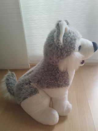 Peluche Perro Husky Siberiano
