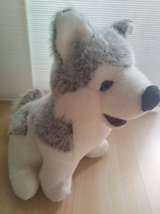 Peluche Perro Husky Siberiano