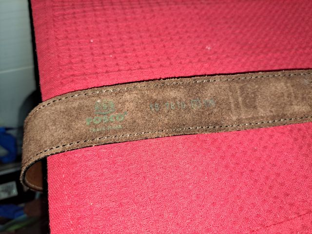 Cinturón cuero marrón