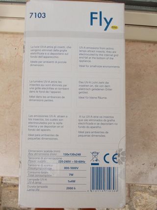 Lampada insetticida MOEL Fly 7103