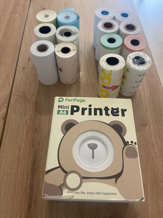 Impresora PeriPage Mini A6 + rollos