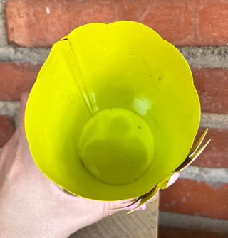 Maceta / Portaobjetos metálico