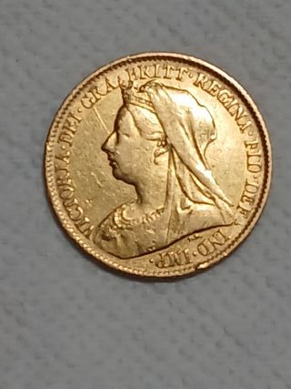 Soberano Reina Victoria de oro 1895 