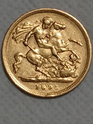 Soberano Reina Victoria de oro 1895 