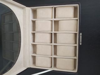 Caja relojes marrón - 10 relojes