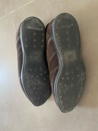 Zapatos ante marrón hombre - 42