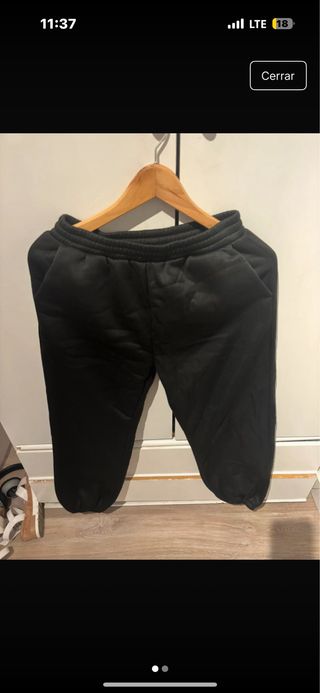 Pantalones chándal negros
