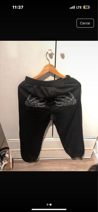 Pantalones chándal negros