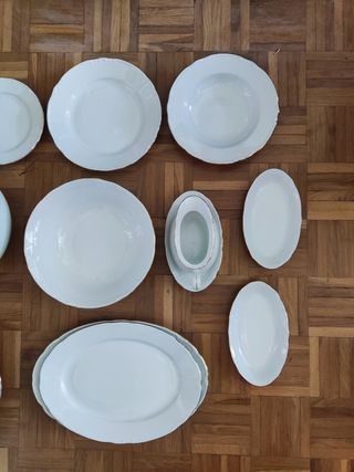 Vajilla Thun porcelana fina Bohemia Checoslovaquia