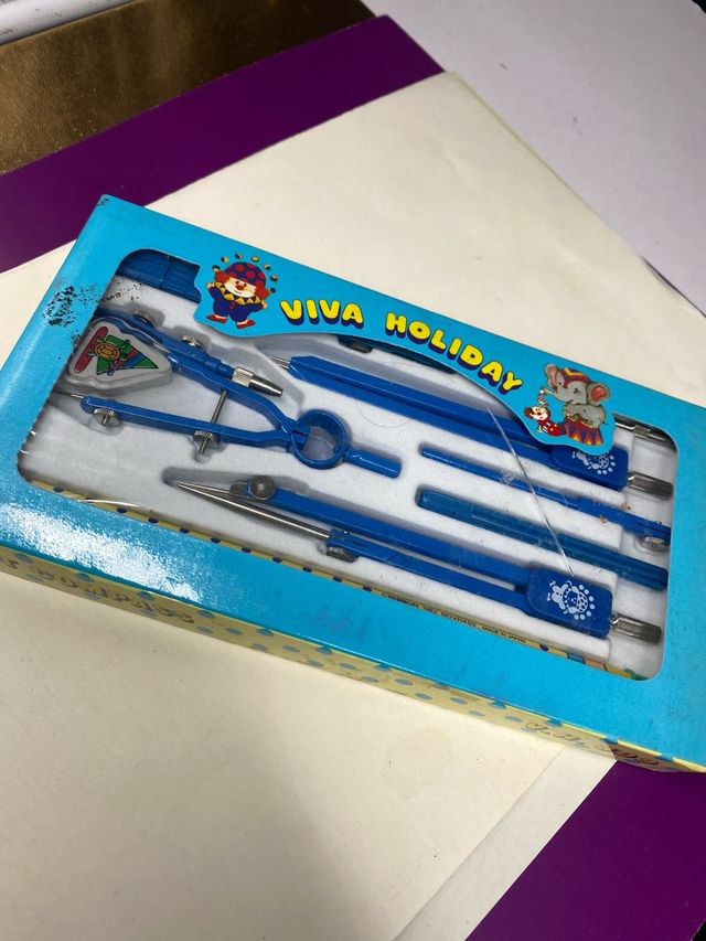 Set compassi vintage anni '80