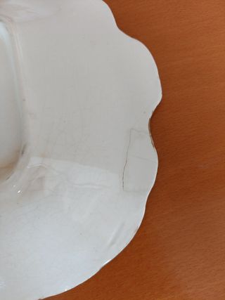 PLATO CERAMICA SELLO "PIKMAN S.A. SEVILLA CARTUJA"