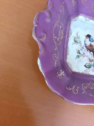 PLATO CERAMICA SELLO "PIKMAN S.A. SEVILLA CARTUJA"