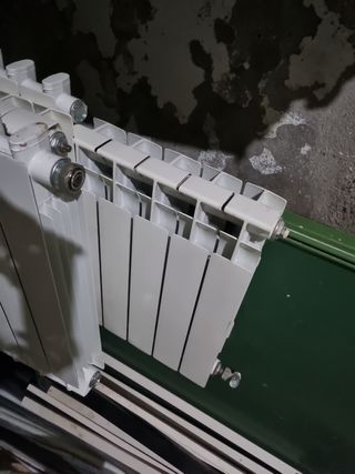 Radiadores calefacción blancos