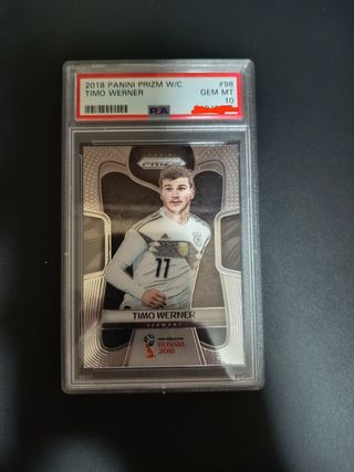 Carta Timo Werner Panini Prizm #98 PSA 10
