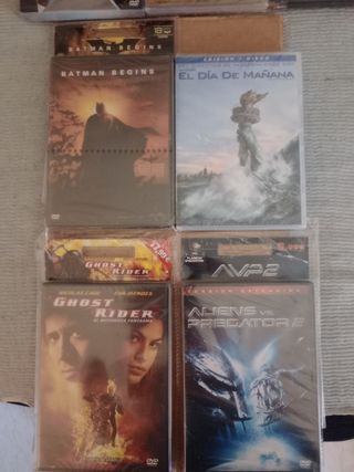 4 Películas DVD: Batman, Ghost Rider...