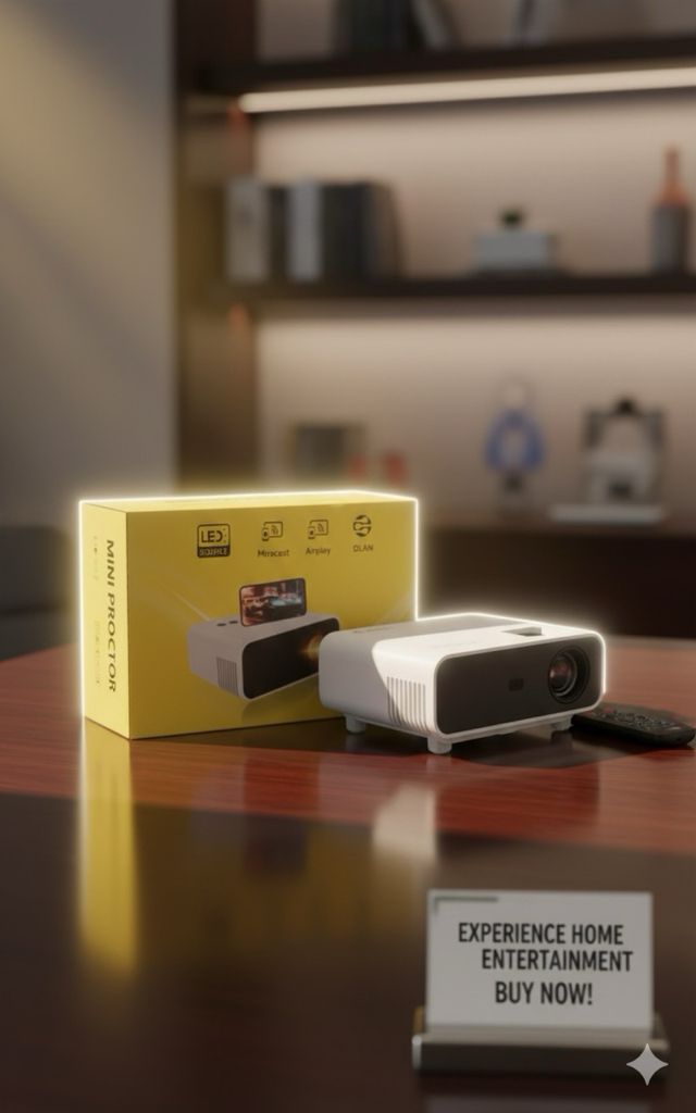 MiniProyector LED Blanco