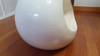 Mesa centro ovalada blanca