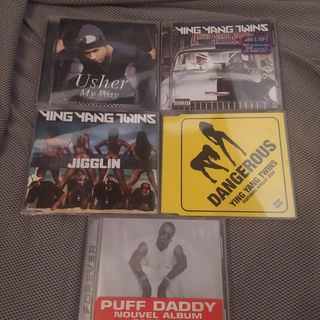 CDs Usher, Puff Daddy, Ying Yang Twins