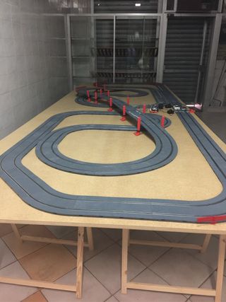 Scalextric circuito coches