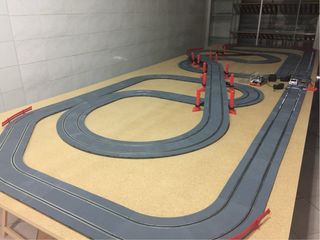 Scalextric circuito coches