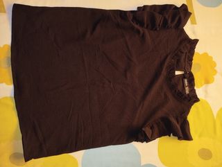 Camiseta negra SHEIN - Talla S