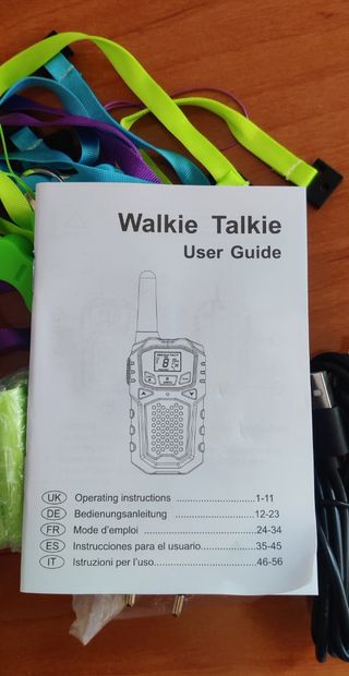 Pack 3 walkie talkies infantiles